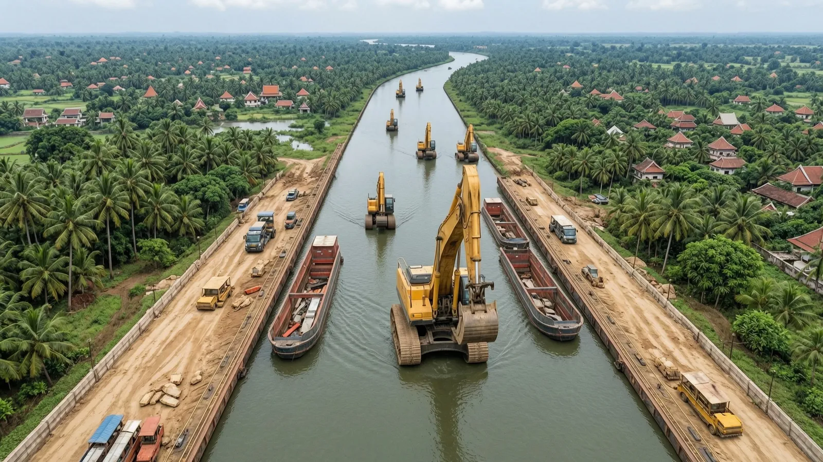 柬埔寨启动国内最大运河工程，东南亚物流格局将如何洗牌？